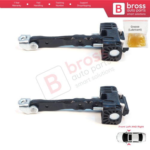2 Pieces Front Door Hinge Stop Check Strap Limiter for Volvo S40 MK2 544 V50 545 C30 533 31217750