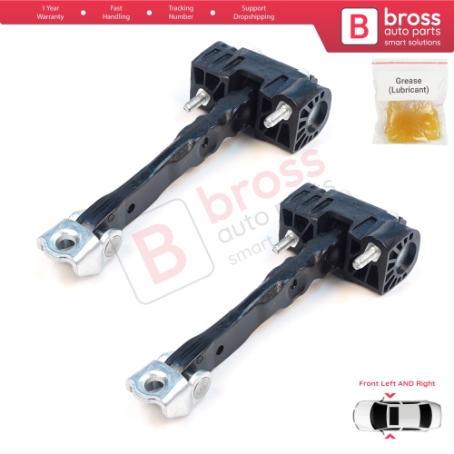 2 Pieces Front Door Hinge Stop Check Strap Limiter for Volvo S40 MK2 544 V50 545 C30 533 31217750