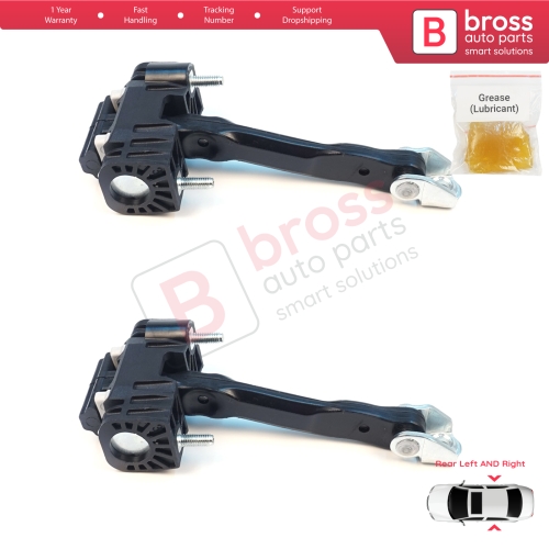 2 Pieces Rear Door Hinge Stop Check Strap Limiter for Volvo V70 MK2 S60 XC90 XC70 Cross Country MK1 31217752