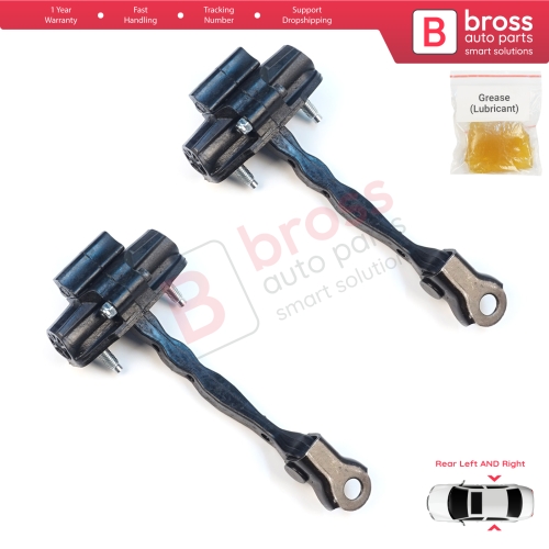 2 Pieces Rear Door Hinge Stop Check Strap Limiter for Tesla Model 3 5YJ3 2017-2023 108950900B