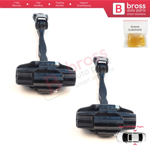 2 Pieces Rear Door Hinge Stop Check Strap Limiter for Tesla Model 3 5YJ3 2017-2023 108950900B