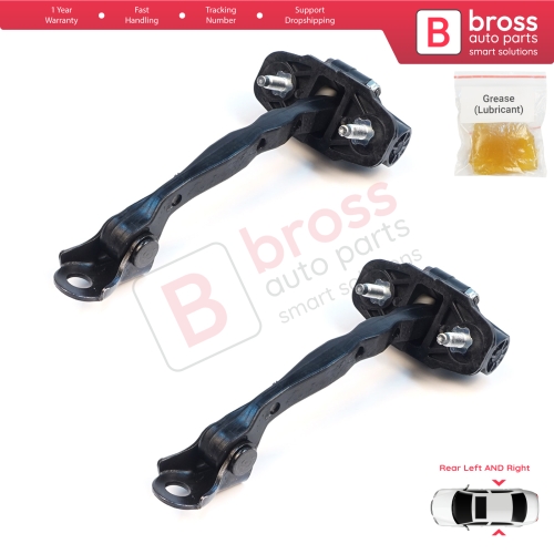 2 Pieces Rear Door Hinge Stop Check Strap Limiter for Tesla Model 3 5YJ3 2017-2023 108950900B
