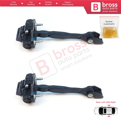 2 Pieces Rear Door Hinge Stop Check Assy Limiter Strap for Mercedes A Class W177 B Class W247 A1777306400