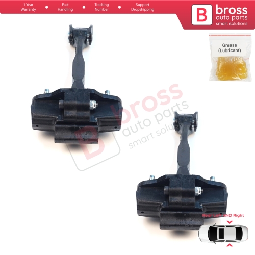 2 Pieces Rear Door Hinge Stop Check Assy Limiter Strap for Mercedes A Class W177 B Class W247 A1777306400