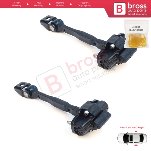 2 Pieces Rear Door Hinge Stop Check Assy Limiter Strap for Mercedes A Class W177 B Class W247 A1777306400