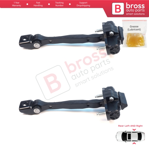2 Pieces Rear Door Hinge Stop Check Assy Limiter Strap for Mercedes A Class W177 B Class W247 A1777306400