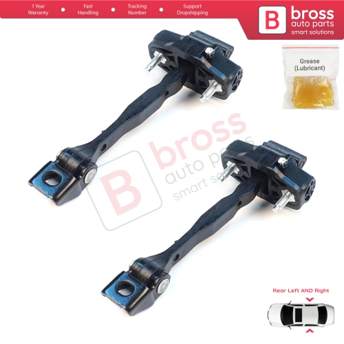2 Pieces Rear Door Hinge Stop Check Assy Limiter Strap for Mercedes A Class W177 B Class W247 A1777306400