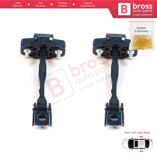 2 Pieces Rear Door Hinge Stop Check Assy Limiter Strap for Mercedes A Class W177 B Class W247 A1777306400