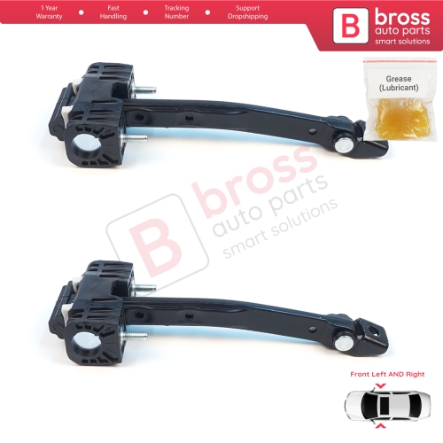 2 Pieces Front Door Hinge Stop Check Assy Limiter Strap for Mercedes C Class W206 S206 2021-On A2067209901