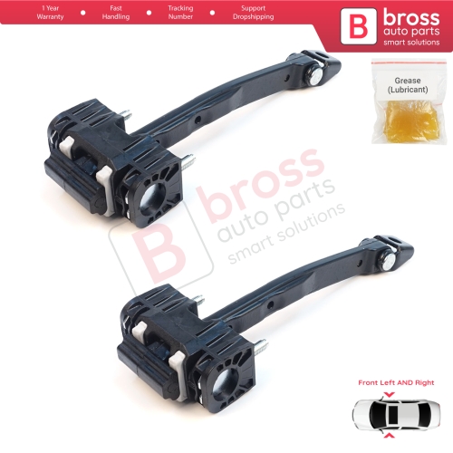 2 Pieces Front Door Hinge Stop Check Assy Limiter Strap for Mercedes C Class W206 S206 2021-On A2067209901
