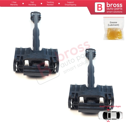 2 Pieces Front Door Hinge Stop Check Assy Limiter Strap for Mercedes C Class W206 S206 2021-On A2067209901