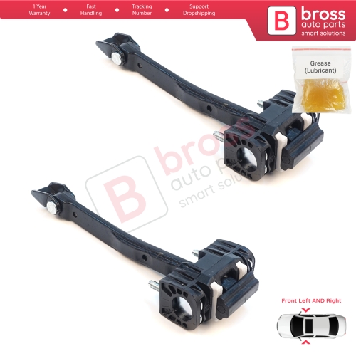 2 Pieces Front Door Hinge Stop Check Assy Limiter Strap for Mercedes C Class W206 S206 2021-On A2067209901