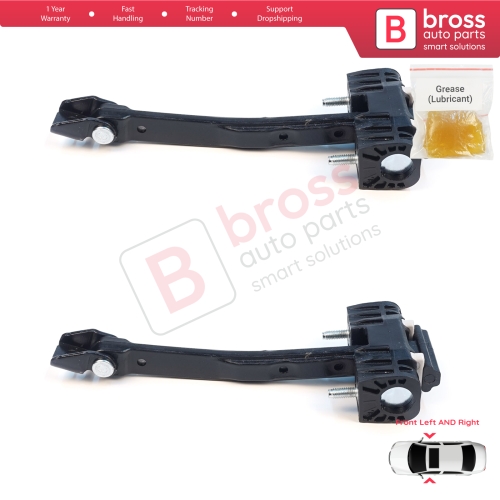 2 Pieces Front Door Hinge Stop Check Assy Limiter Strap for Mercedes C Class W206 S206 2021-On A2067209901