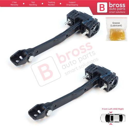 2 Pieces Front Door Hinge Stop Check Assy Limiter Strap for Mercedes C Class W206 S206 2021-On A2067209901
