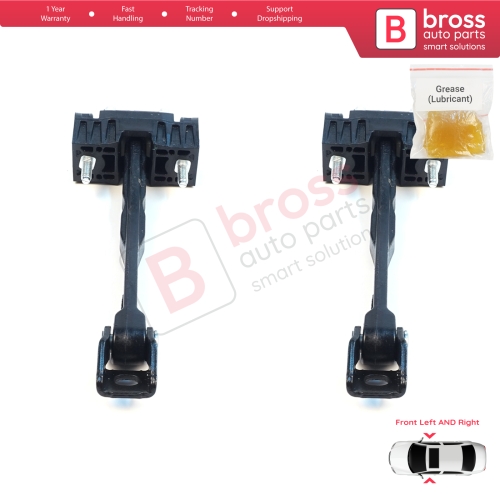 2 Pieces Front Door Hinge Stop Check Assy Limiter Strap for Mercedes C Class W206 S206 2021-On A2067209901