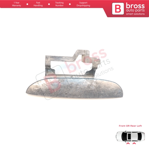 Front or Rear Left Door Exterior Metal Handle For BMW 5 Series E39 1996-2003 4/5 Door Sedan Touring 51218245461 51218200663