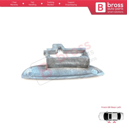 Front or Rear Left Door Exterior Metal Handle For BMW 5 Series E39 1996-2003 4/5 Door Sedan Touring 51218245461 51218200663