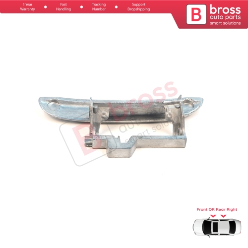 Front or Rear Right Door Exterior Metal Handle For BMW 5 Series E39 1996-2003 4/5 Door Sedan Touring 51218245462 51218200664