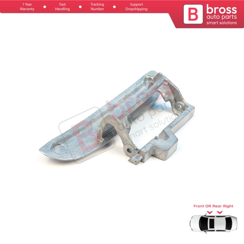 Front or Rear Right Door Exterior Metal Handle For BMW 5 Series E39 1996-2003 4/5 Door Sedan Touring 51218245462 51218200664