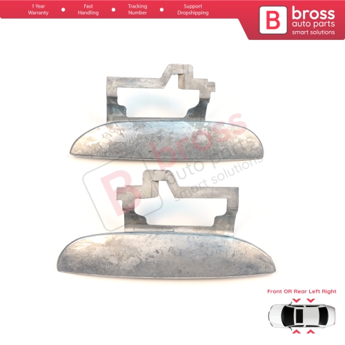 Front or Rear Left Right Door Exterior Metal Handle For BMW 5 Series E39 1996-2003 4/5 Door Sedan Touring 51218245461 51218245462