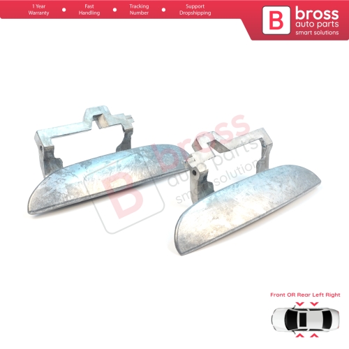 Front or Rear Left Right Door Exterior Metal Handle For BMW 5 Series E39 1996-2003 4/5 Door Sedan Touring 51218245461 51218245462