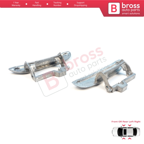 Front or Rear Left Right Door Exterior Metal Handle For BMW 5 Series E39 1996-2003 4/5 Door Sedan Touring 51218245461 51218245462