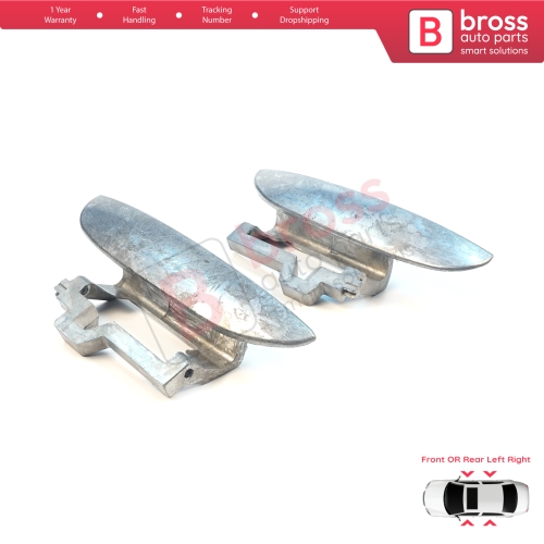 Front or Rear Left Right Door Exterior Metal Handle For BMW 5 Series E39 1996-2003 4/5 Door Sedan Touring 51218245461 51218245462