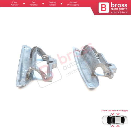 Front or Rear Left Right Door Exterior Metal Handle For BMW 5 Series E39 1996-2003 4/5 Door Sedan Touring 51218245461 51218245462