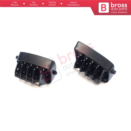 Dashboard Side Air Vent Grill Cover Trim Inner Diffuser Left Right for Renault Megane MK3 2008-2016 Fluence L3 2009–2020 687618845R 687604198R