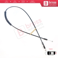 Tailgate Door Lock Handle Latch Bowden Long Cable for Renault Kangoo MK1 KC Express FC Nissan Kubistar X76 7700303592