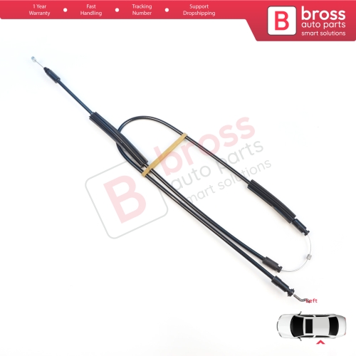 Left Side Sliding Door Outer Lock Release Cable for Fiat Doblo MK2 263 Opel Combo 51892698