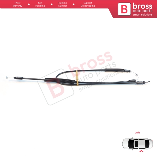 Left Side Sliding Door Outer Lock Release Cable for Fiat Doblo MK2 263 Opel Combo 51892698