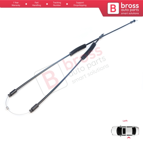 Left Side Sliding Door Outer Lock Release Cable for Fiat Doblo MK2 263 Opel Combo 51892698