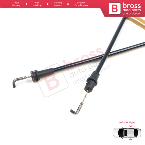 Side Sliding Door Lock Release Cable for VW Transporter T5 T5.1 T6 Carevelle Multivan 2009-2024 7E0843653 7E0843654