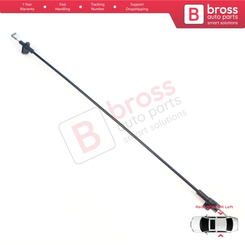 Side Sliding Door Inner Handle Lock Release Cable for Fiat Fiorino MK3 225 Qubo Citroen Nemo Peugeot Bipper 1365839080