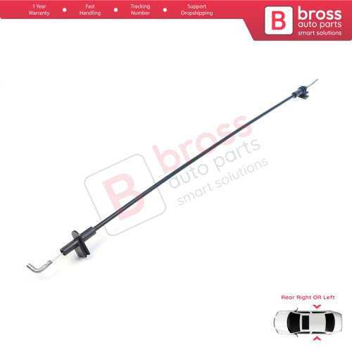 Side Sliding Door Inner Handle Lock Release Cable for Fiat Fiorino MK3 225 Qubo Citroen Nemo Peugeot Bipper 1365839080