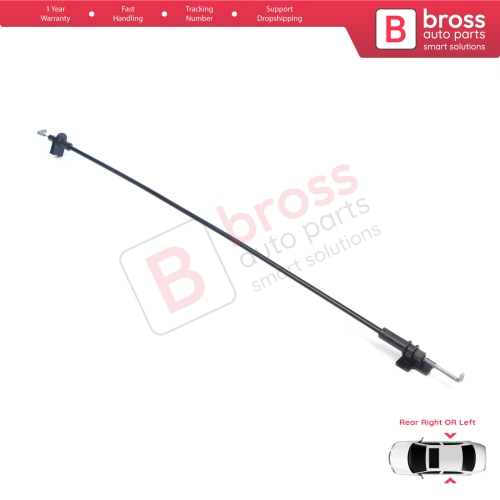 Side Sliding Door Inner Handle Lock Release Cable for Fiat Fiorino MK3 225 Qubo Citroen Nemo Peugeot Bipper 1365839080
