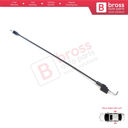 Side Sliding Door Inner Handle Lock Release Cable for Fiat Fiorino MK3 225 Qubo Citroen Nemo Peugeot Bipper 1365839080