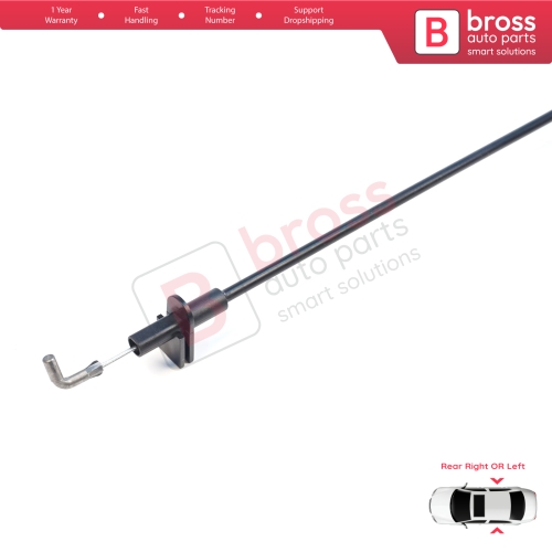 Side Sliding Door Inner Handle Lock Release Cable for Fiat Fiorino MK3 225 Qubo Citroen Nemo Peugeot Bipper 1365839080