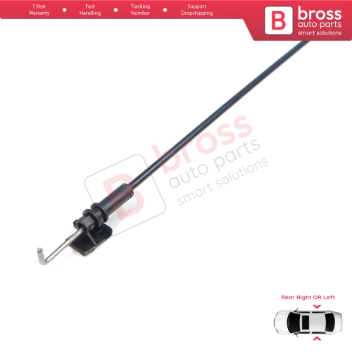 Side Sliding Door Inner Handle Lock Release Cable for Fiat Fiorino MK3 225 Qubo Citroen Nemo Peugeot Bipper 1365839080