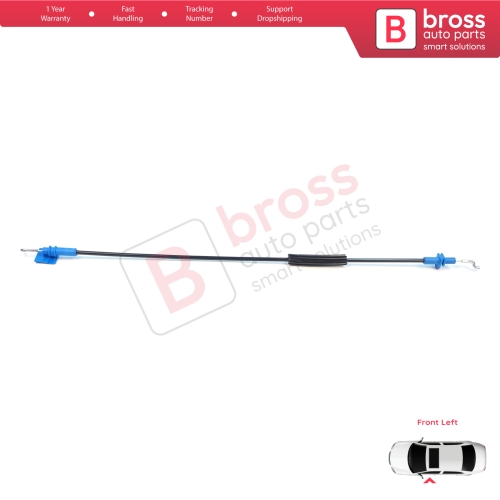 Front Left Door Inner Handle Lock Release Cable for Fiat Fiorino MK3 225 Qubo 2007-2016 Citroen Nemo Peugeot Bipper 2008–2017 1365222080