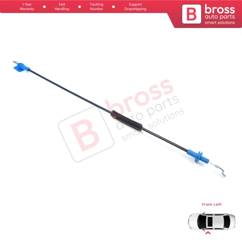 Front Left Door Inner Handle Lock Release Cable for Fiat Fiorino MK3 225 Qubo 2007-2016 Citroen Nemo Peugeot Bipper 2008–2017 1365222080
