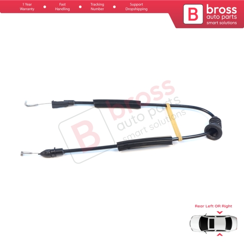 Rear Door Handle Lock Release Cable for Seat Leon MK1 Toledo MK2 1M 3B4839015 3B4839016 