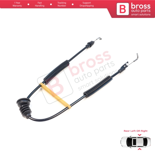 Rear Door Handle Lock Release Cable for Seat Leon MK1 Toledo MK2 1M 3B4839015 3B4839016 