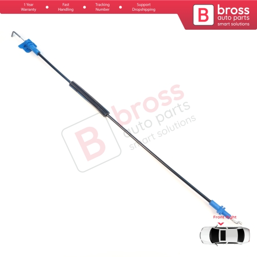 Front Right Door Inner Handle Lock Release Cable for Fiat Fiorino MK3 225 Qubo 2007-2016 Citroen Nemo Peugeot Bipper 2008–2017 1354711080