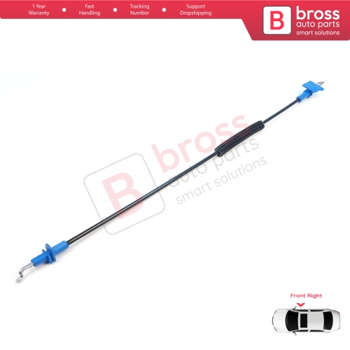 Front Right Door Inner Handle Lock Release Cable for Fiat Fiorino MK3 225 Qubo 2007-2016 Citroen Nemo Peugeot Bipper 2008–2017 1354711080