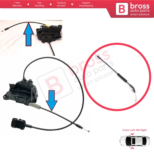 Front Door Outer Handle Lock Release Cable for Renault Clio MK4 Kangoo MK2 2007-2021 Citan W415 8200497579