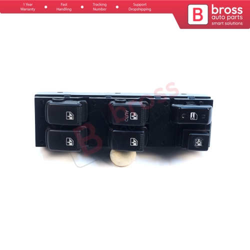 Window Regulator Master Switch 14 Pin Driver Door For Hyundai Tucson MK1 JM Kia Sportage JE KM Rio JB Sedona Carnival MK2 935702E200