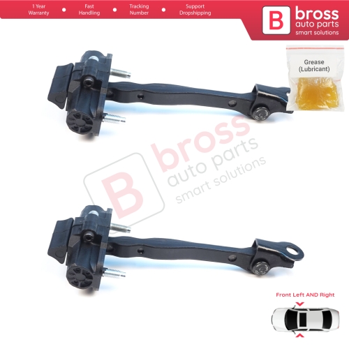 2 Pieces Front Door Stop Check Assy Limiter Strap for Ford Tourneo Transit Courier MK2 N1P N3P V769 2023-On 2703945