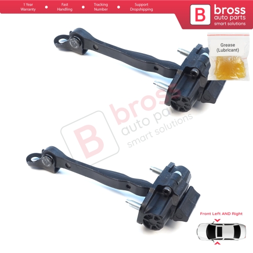 2 Pieces Front Door Stop Check Assy Limiter Strap for Ford Tourneo Transit Courier MK2 N1P N3P V769 2023-On 2703945